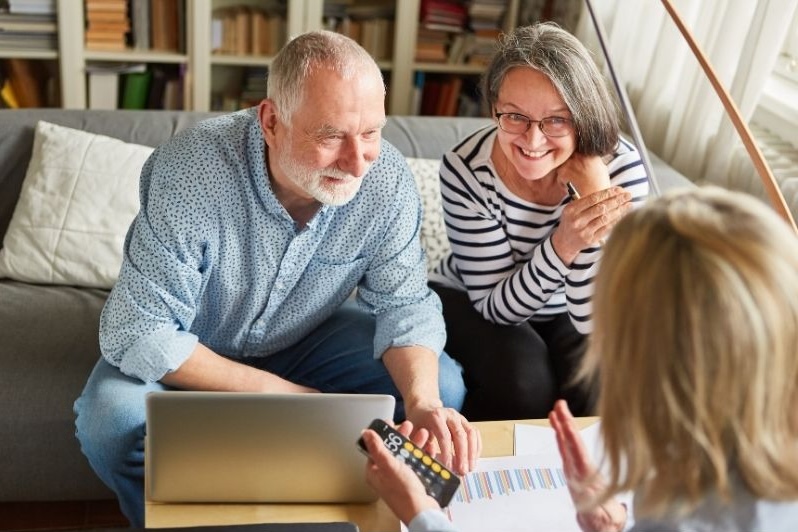 Scottsdale financial advisor analyzing 2026 tax planning strategies with a retired couple.